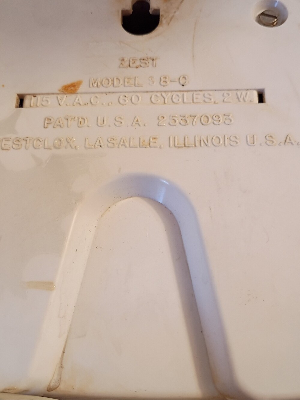 Vintage Westclox Zest S8-C Midcentury Kitchen  Wall Clock Works! - Picture 7 of 16
